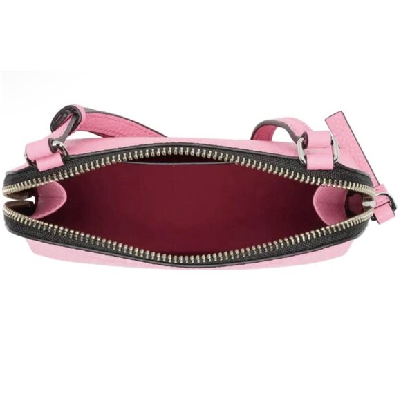 New Marc Jacobs Small Crossbody Pouch Pebble Leather Petal Pink - Picture 4 of 5